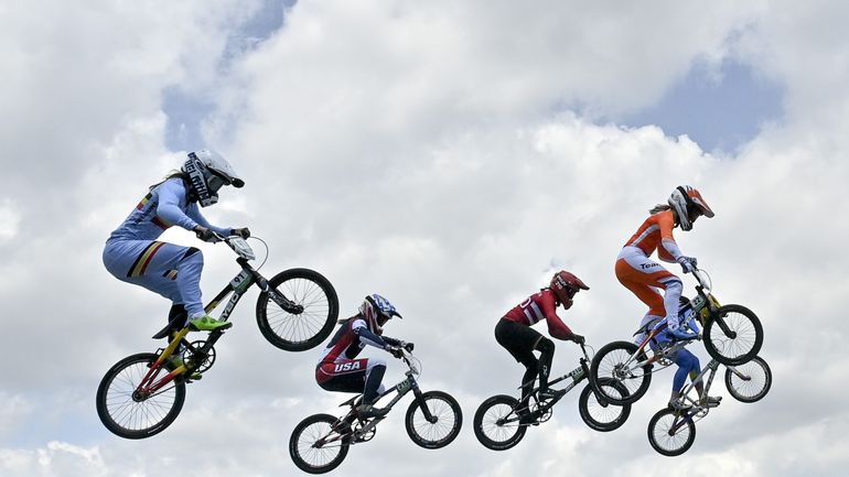 BMX : Seconde manche de Elke Vanhoof en demi-finale