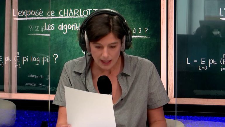 Charlotte Nous Fait Sont Exposé Sur Les Algorithmes