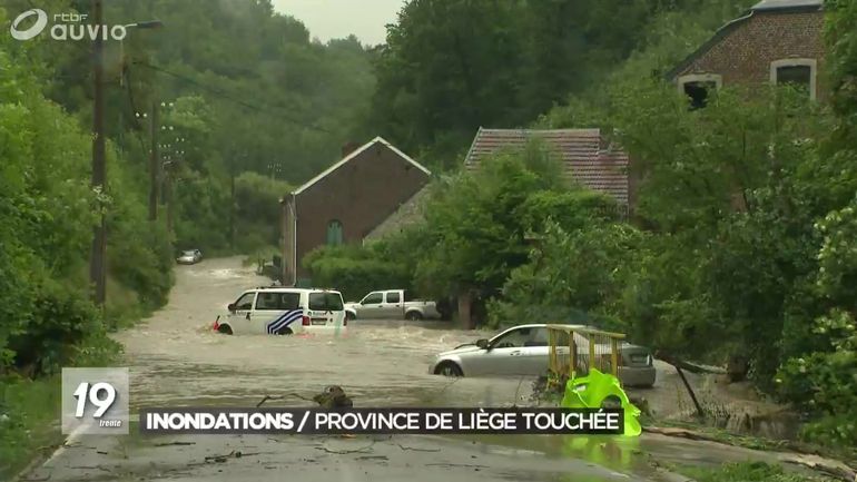 Une Vingtaine De Communes Liégeoises Touchées Par Les Inondations Jt 19h30 01062018