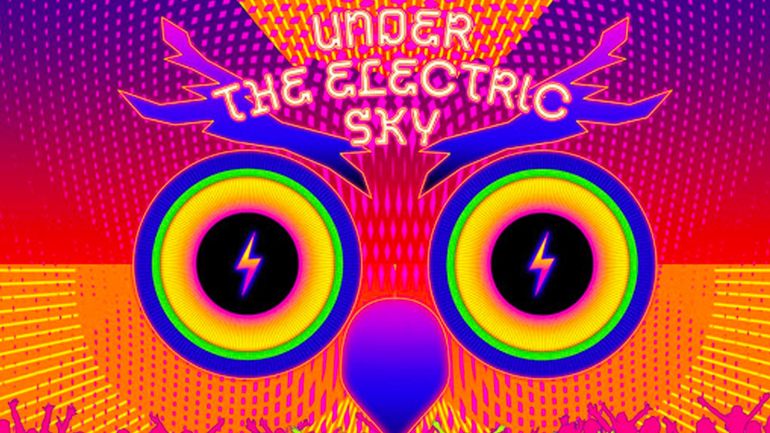 Under the electric sky